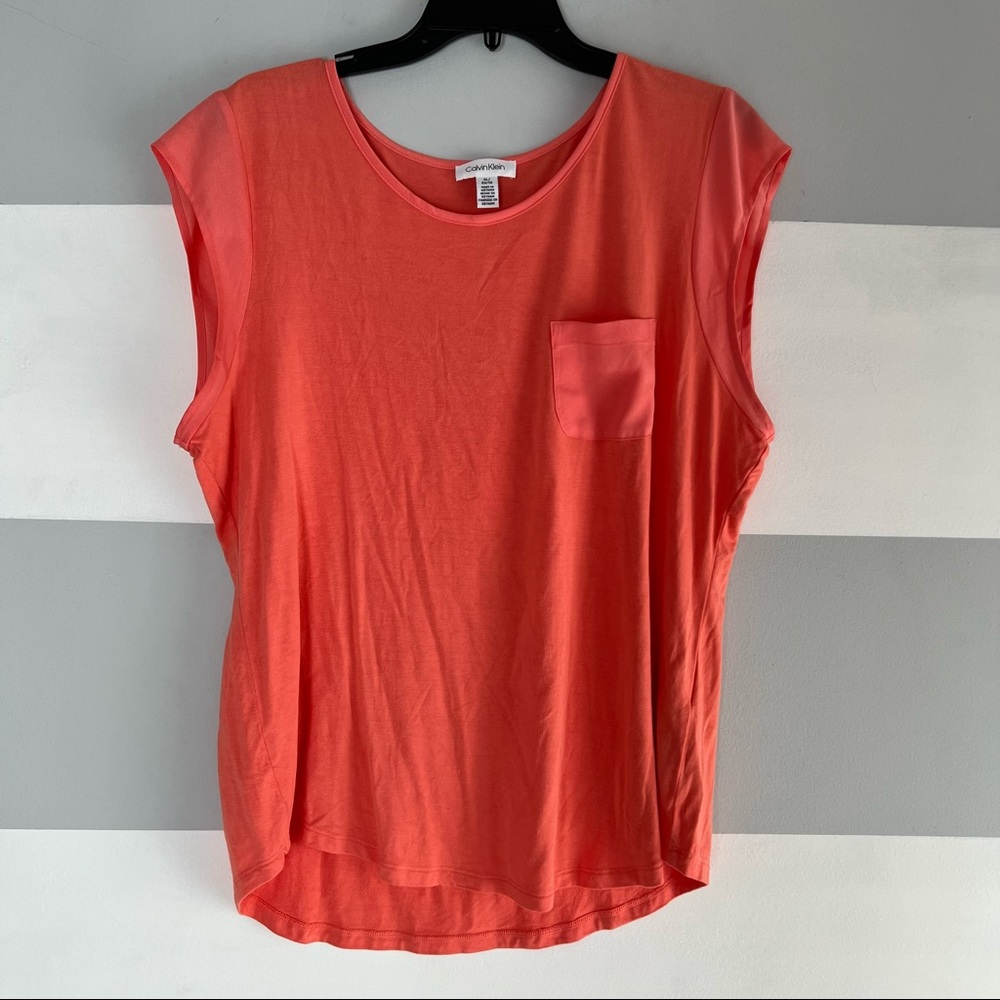 sleeveless top by calvin klein